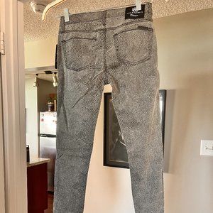 Rock and Republic Skinny Snakeskin Grey Jeans